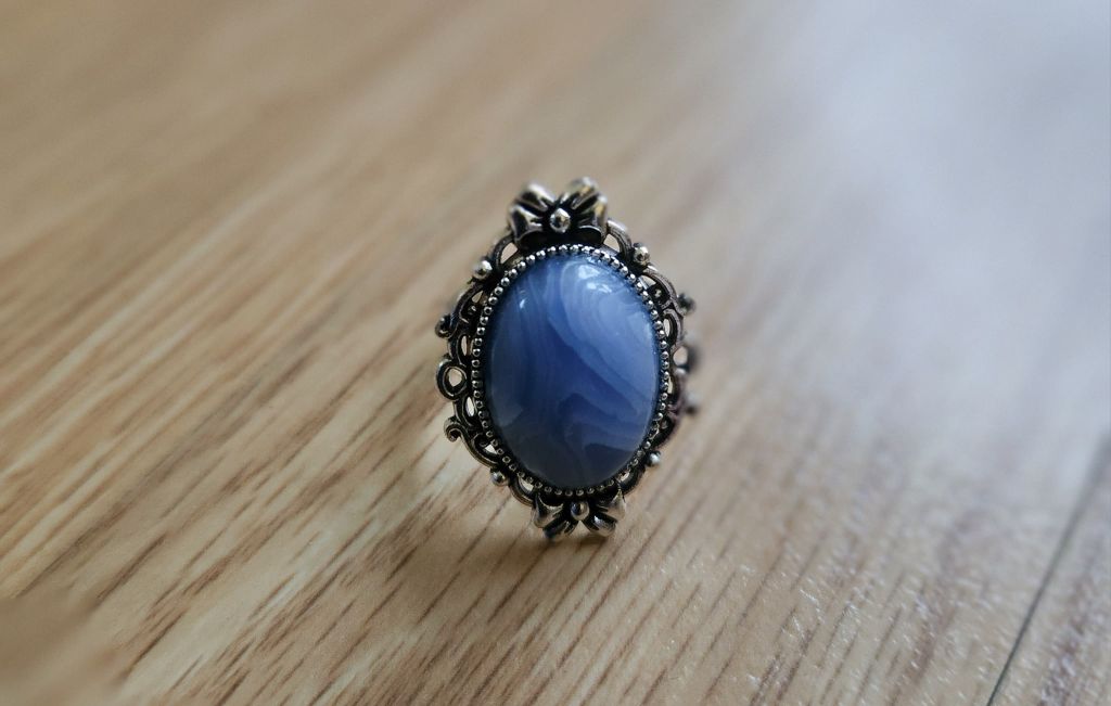 Bague bleu